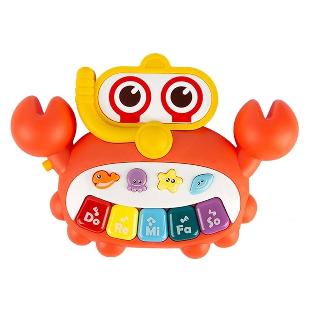 🦀Musical Crab Piano with Lights and Sounds🦀